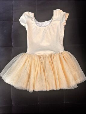 Bloch Yellow Tulle Ballet Leotard Dress